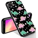 RYUITHDJP for Alcatel TCL A3 Phone Case (A509DL) 5.5" Cute Dinosaur Design, Phone Case for TCL A3 Case TPU Stylish Protective Cover