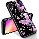 RYUITHDJP for Alcatel TCL A3 Phone Case (A509DL) 5.5" Butterflies Design, Phone Case for TCL A3 Case TPU Stylish Protective Cover