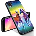 RYUITHDJP for Alcatel TCL A3 Phone Case (A509DL) 5.5" Horse Design, Phone Case for TCL A3 Case TPU Stylish Protective Cover