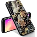 RYUITHDJP for Alcatel TCL A3 Phone Case (A509DL) 5.5" Leaves Design, Phone Case for TCL A3 Case TPU Stylish Protective Cover