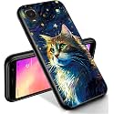 RYUITHDJP for Alcatel TCL A3 Phone Case (A509DL) 5.5" Cat Design, Phone Case for TCL A3 Case TPU Stylish Protective Cover