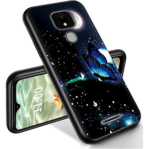 ryuithdjp for ans artia ack2326 phone case moon butterfly design phone case for ans ack2326 case tpu stylish protective cover