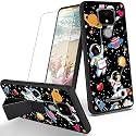 RYUITHDJP for ANS Artia ACK2326 Phone Case Butterflies Theme with Screen Protector Detachable Stand Phone Case for ANS ACK2326 Case Soft TPU Stylish Protective Cover