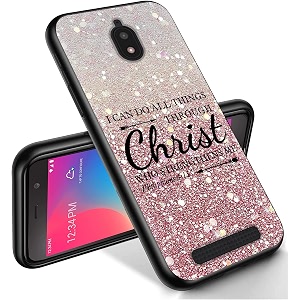 ryuithdjp for blu view 2 phone case 5534 b130dl shiny quote design phone case for blu view 2 case tpu stylish protective cover