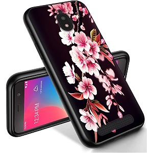 ryuithdjp for blu view 2 phone case 5534 b130dl cherry blossom design phone case for blu view 2 case tpu stylish protective cover