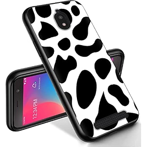 ryuithdjp for blu view 2 phone case 5534 b130dl cow pint design phone case for blu view 2 case tpu stylish protective cover