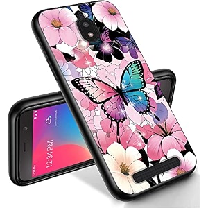 ryuithdjp for blu view 2 phone case 5534 b130dl butterfly pastel design phone case for blu view 2 case tpu stylish protective cover