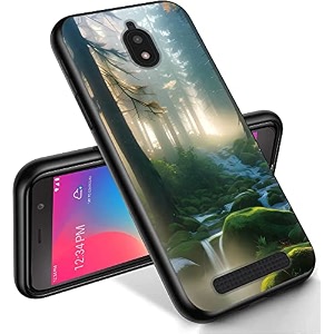ryuithdjp for blu view 2 phone case 5534 b130dl forest design phone case for blu view 2 case tpu stylish protective cover