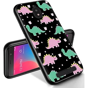 ryuithdjp for blu view 2 phone case 5534 b130dl cute dinosaur design phone case for blu view 2 case tpu stylish protective cover