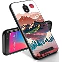 RYUITHDJP for Blu View 2 Phone Case 5.5" (B130DL) Landscape Design, Phone Case for Blu View 2 Case TPU Stylish Protective Cover