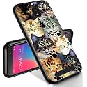 RYUITHDJP for Blu View 2 Phone Case 5.5" (B130DL) Paw Cat Design, Phone Case for Blu View 2 Case TPU Stylish Protective Cover