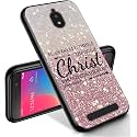 RYUITHDJP for Blu View 2 Phone Case 5.5" (B130DL) Shiny Quote Design, Phone Case for Blu View 2 Case TPU Stylish Protective Cover