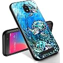 RYUITHDJP for Blu View 3 Phone Case 6"(B140DL) Forest Design, Phone Case for Blu View 3 Case TPU Stylish Protective Cover