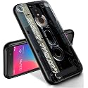 RYUITHDJP for Blu View 2 Phone Case 5.5" (B130DL) Classical Cassette Design, Phone Case for Blu View 2 Case TPU Stylish Protective Cover