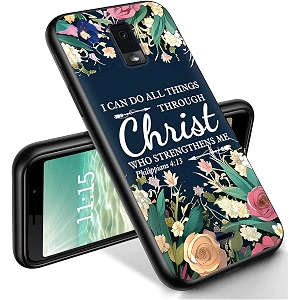 ryuithdjp for blu view 3 phone case 634b140dl bible quote design phone case for blu view 3 case tpu stylish protective cover
