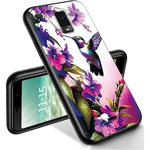 ryuithdjp for blu view 3 phone case 634b140dl hummingbirds girl design phone case for blu view 3 case tpu stylish protective cover