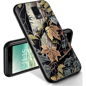 ryuithdjp for blu view 3 phone case 634b140dl leaves design phone case for blu view 3 case tpu stylish protective cover