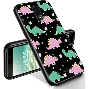 ryuithdjp for blu view 3 phone case 634b140dl cute dinosaur design phone case for blu view 3 case tpu stylish protective cover