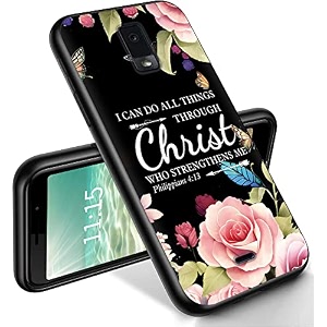ryuithdjp for blu view 3 phone case 634b140dl christian flowers design phone case for blu view 3 case tpu stylish protective cover