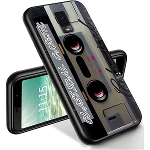 ryuithdjp for blu view 3 phone case 634b140dl classical tape design phone case for blu view 3 case tpu stylish protective cover