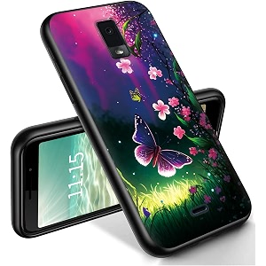 ryuithdjp for blu view 3 phone case 634b140dl butterflies night design phone case for blu view 3 case tpu stylish protective cover