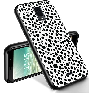 ryuithdjp for blu view 3 phone case 634b140dl black white spot design phone case for blu view 3 case tpu stylish protective cover