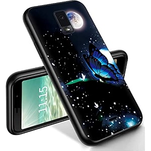 ryuithdjp for blu view 3 phone case 634b140dl moon butterfly design phone case for blu view 3 case tpu stylish protective cover