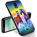 RYUITHDJP for Blu View 3 Phone Case 6"(B140DL) Horse Design, Phone Case for Blu View 3 Case TPU Stylish Protective Cover