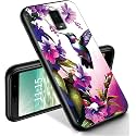 RYUITHDJP for Blu View 3 Phone Case 6"(B140DL) Hummingbirds Girl Design, Phone Case for Blu View 3 Case TPU Stylish Protective Cover