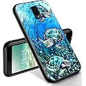 RYUITHDJP for Blu View 3 Phone Case 6"(B140DL) Turtle Cute Design, Phone Case for Blu View 3 Case TPU Stylish Protective Cover
