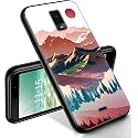 RYUITHDJP for Blu View 3 Phone Case 6"(B140DL) Landscape Design, Phone Case for Blu View 3 Case TPU Stylish Protective Cover
