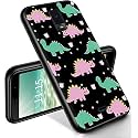 RYUITHDJP for Blu View 3 Phone Case 6"(B140DL) Cute Dinosaur Design, Phone Case for Blu View 3 Case TPU Stylish Protective Cover