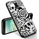 RYUITHDJP for Blu View 3 Phone Case 6"(B140DL) Roses Design, Phone Case for Blu View 3 Case TPU Stylish Protective Cover
