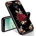 RYUITHDJP for Blu View 3 Phone Case 6"(B140DL) Roses Gold Design, Phone Case for Blu View 3 Case TPU Stylish Protective Cover