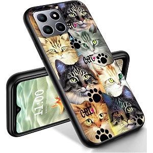 ryuithdjp for celero 5g plus phone case 734 paw cat design phone case for boost mobile celero 5g case tpu stylish protective cover