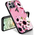 RYUITHDJP for Celero 5g Plus Phone Case 7" Flowers Pastel Design, Phone Case for Boost Mobile Celero 5G+ Case TPU Stylish Protective Cover
