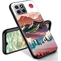 RYUITHDJP for Celero 5g Plus Phone Case 7" Landscape Design, Phone Case for Boost Mobile Celero 5G+ Case TPU Stylish Protective Cover