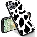 RYUITHDJP for Celero 5g Plus Phone Case 7" Cow Pint Design, Phone Case for Boost Mobile Celero 5G+ Case TPU Stylish Protective Cover