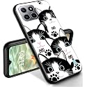 RYUITHDJP for Celero 5g Plus Phone Case 7" Cats Design, Phone Case for Boost Mobile Celero 5G+ Case TPU Stylish Protective Cover