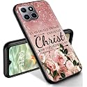 RYUITHDJP for Celero 5g Plus Phone Case 7" Christian Bling Design, Phone Case for Boost Mobile Celero 5G+ Case TPU Stylish Protective Cover