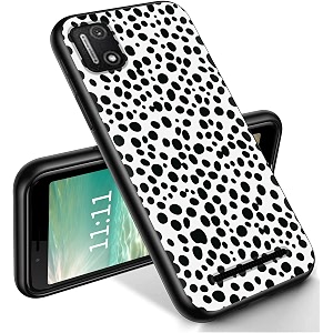 ryuithdjp for clound mobile stratus c7 phone case 5534 black white spot design phone case for clound mobile stratus c7 case tpu stylish protective cover