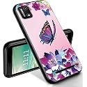 RYUITHDJP for Clound Mobile Stratus C7 Phone Case 5.5" Butterflies Women Design, Phone Case for Clound Mobile Stratus C7 Case TPU Stylish Protective Cover