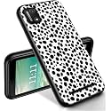 RYUITHDJP for Clound Mobile Stratus C7 Phone Case 5.5" Black White Spot Design, Phone Case for Clound Mobile Stratus C7 Case TPU Stylish Protective Cover