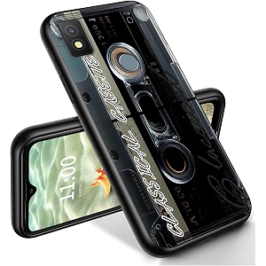 ryuithdjp for cricket icon 4 phone case 6534 classical cassette design phone case for cricket icon 4 case tpu stylish protective cover