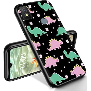 ryuithdjp for cricket icon 4 phone case 6534 cute dinosaur design phone case for cricket icon 4 case tpu stylish protective cover