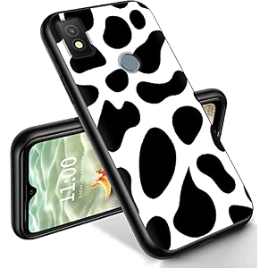ryuithdjp for cricket icon 4 phone case 6534 cow pint design phone case for cricket icon 4 case tpu stylish protective cover