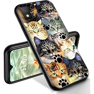 ryuithdjp for cricket icon 4 phone case 6534 paw cat design phone case for cricket icon 4 case tpu stylish protective cover