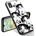 RYUITHDJP for Cricket Icon 4 Phone Case 6.5" Cats Design, Phone Case for Cricket Icon 4 Case TPU Stylish Protective Cover