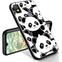 RYUITHDJP for Cricket Icon 4 Phone Case 6.5" Cute Panda Design, Phone Case for Cricket Icon 4 Case TPU Stylish Protective Cover