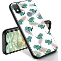 RYUITHDJP for Cricket Icon 4 Phone Case 6.5" Dinosaur Leaves Design, Phone Case for Cricket Icon 4 Case TPU Stylish Protective Cover